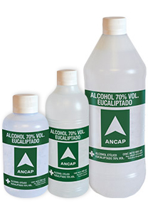 Alcohol Etílico Eucaliptado ANCAP 70 % Vol.