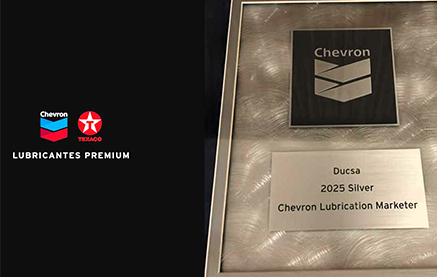 DUCSA recibió por segundo año consecutivo el Premio de Plata de Chevron