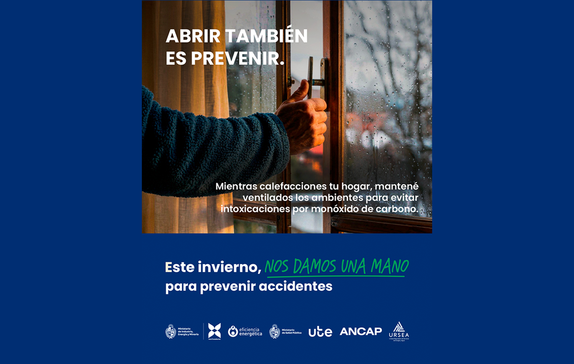 Este invierno, nos damos una mano para prevenir accidentes