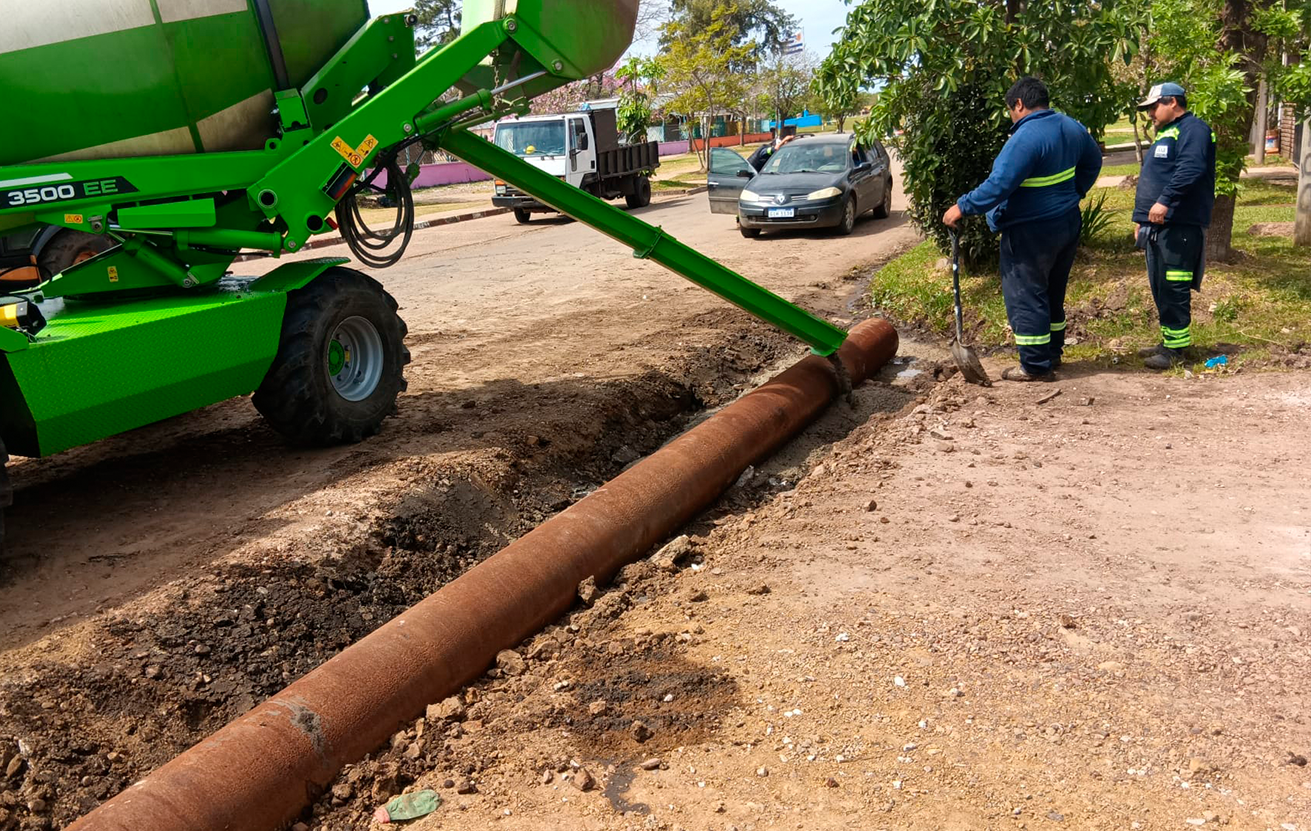 ANCAP y ALUR apoyan obras para mejorar las condiciones de circulación en Bella Unión