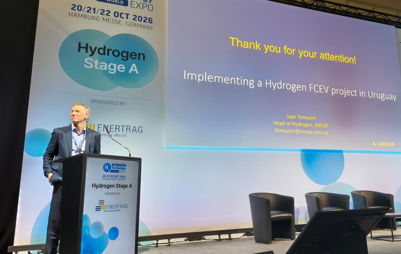 ANCAP participó en la Hydrogen Technology World Expo 2026